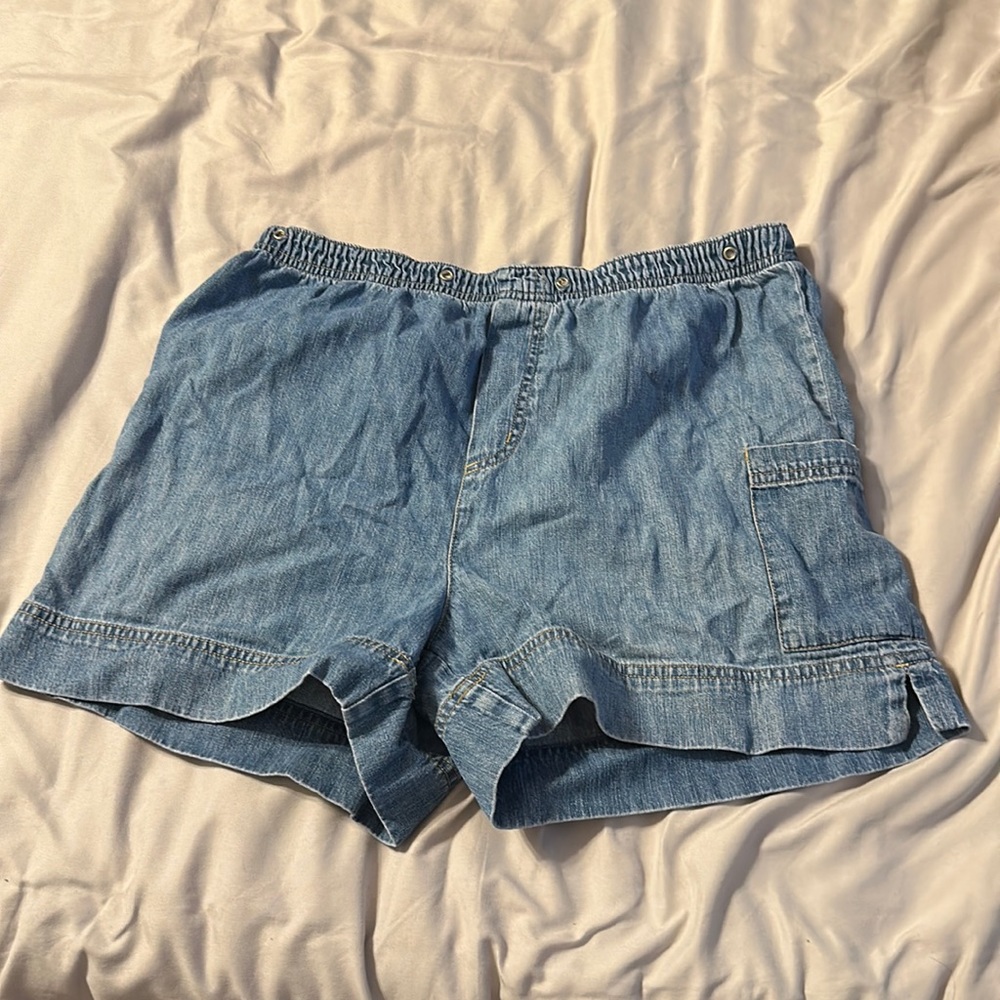 Faded Glory Denim stretch waist shorts
